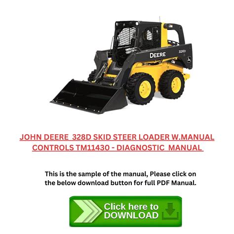 john deere 328d skid steer manual|john deere 328d for sale.